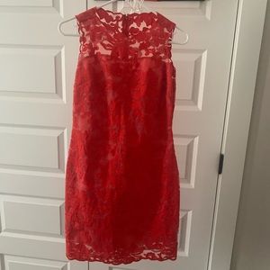 Gianni Bini red-orange dress
